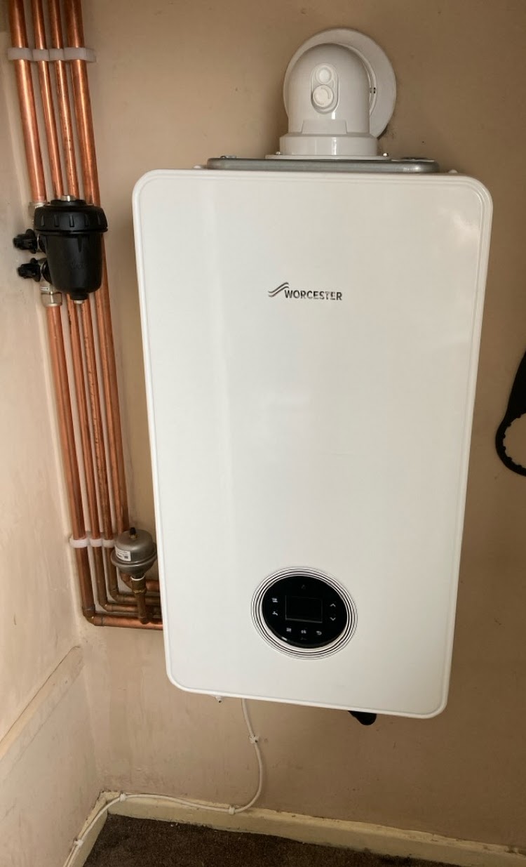 Worcester boiler installation by Redleaf Heating