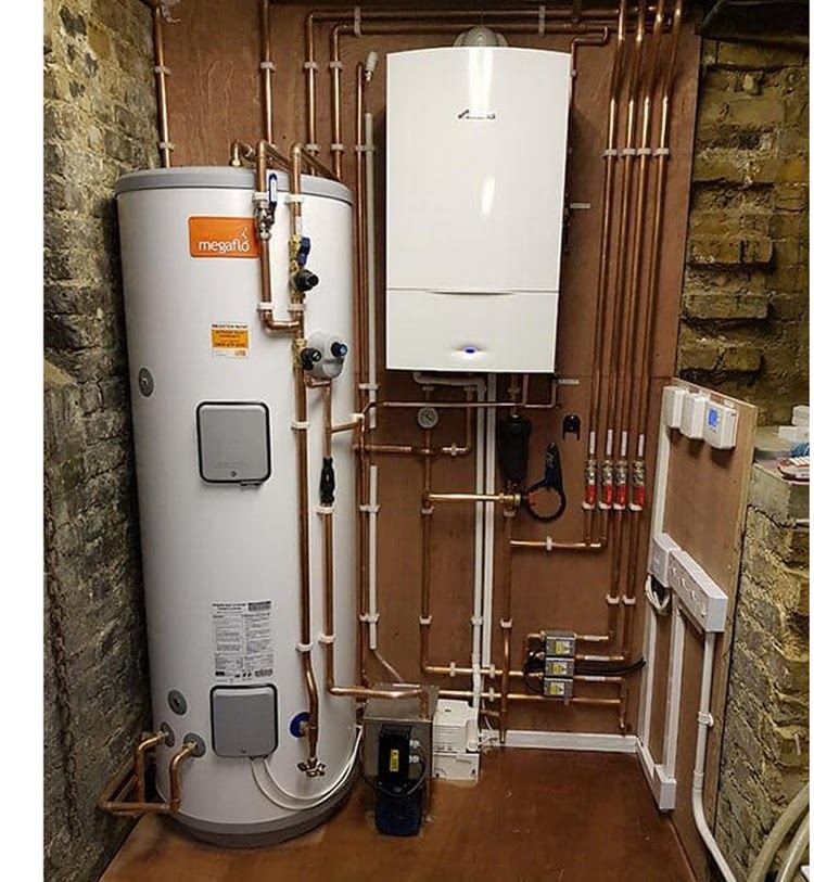 Megaflo and boiler system maintained by Redleaf Heating